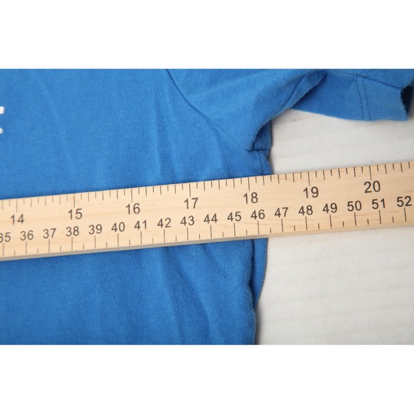 Ariat Shirt Mens Medium Blue Land Of The Free Graphic Tee Buckle Cotton Casual - Picture 7 of 10